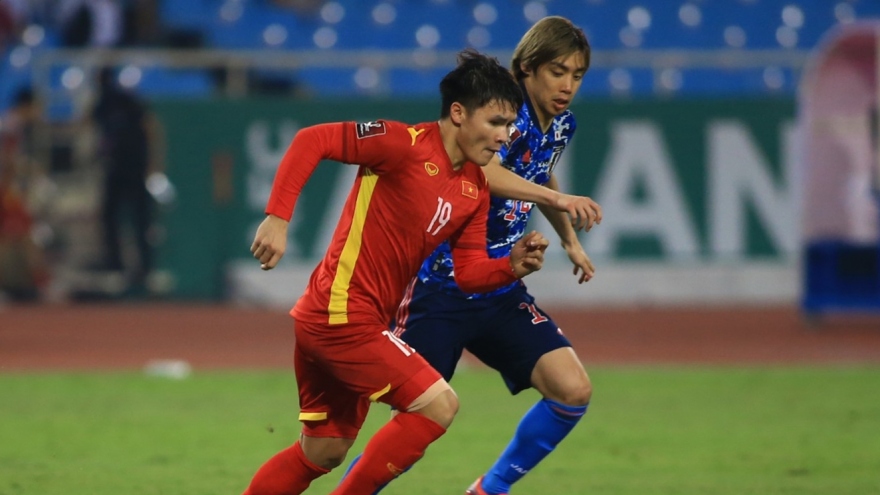 Quang Hải: "ĐT Việt Nam đã chơi tốt trước ĐT Nhật Bản"