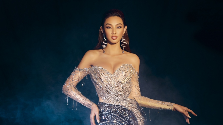 Cận cảnh trang phục dự thi bán kết của Thùy Tiên tại Miss Grand International 2021