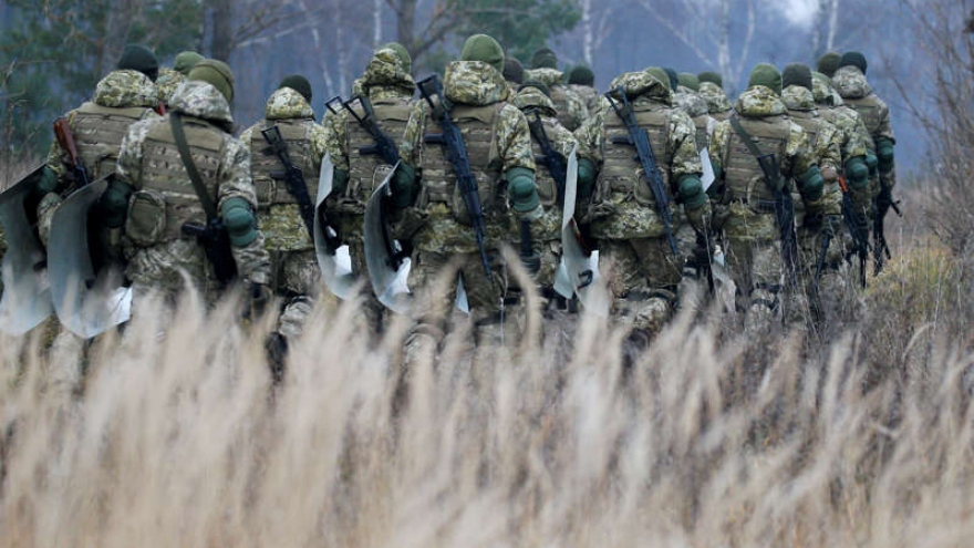 Ukraine tiến hành chiến dịch quân sự tại biên giới với Belarus