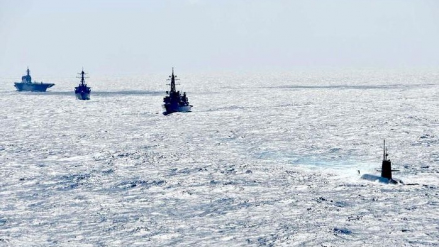 Nhật Bản và Mỹ lần đầu tập trận chống ngầm ở Biển Đông