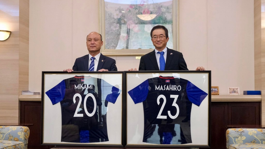 Hợp tác toàn diện với Nhật Bản, bóng đá Campuchia đặt mục tiêu giành HCV SEA Games
