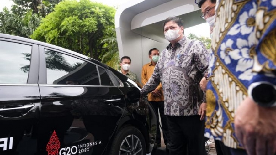 Indonesia dùng xe ô tô điện phục vụ Hội nghị G20