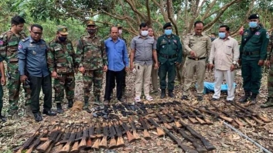 Campuchia bắt hàng loạt sĩ quan dính đến đường dây buôn bán vũ khí trái phép