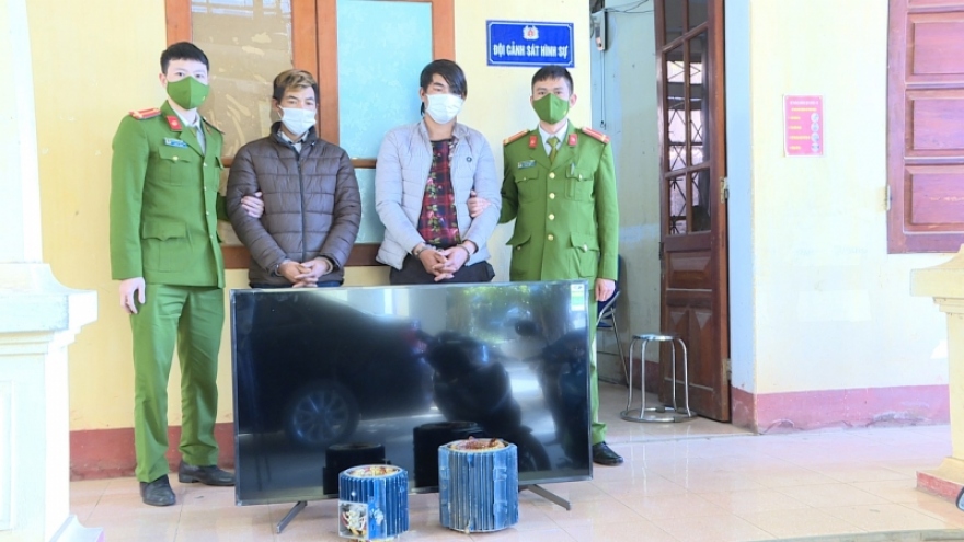Bắt giữ 3 đối tượng gây ra các vụ trộm cắp tài sản ở Mộc Châu, Sơn La