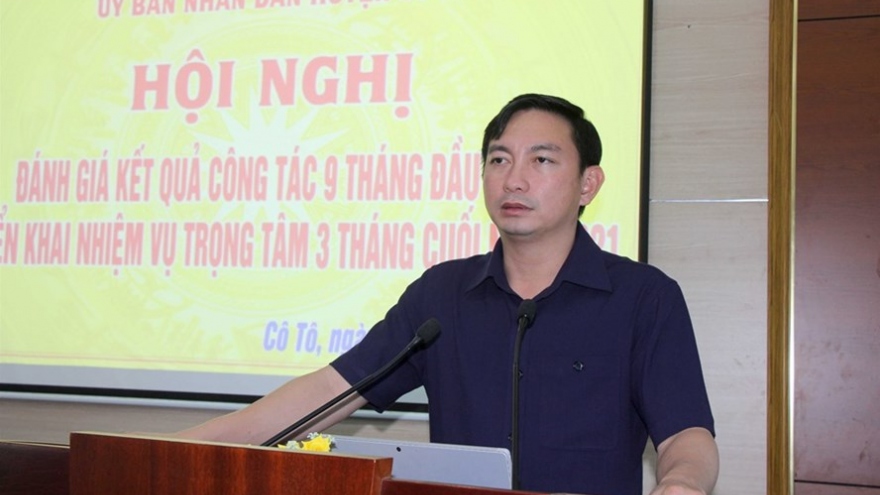 Quảng Ninh đề nghị kỷ luật mức cao nhất đối với Bí thư huyện ủy Cô Tô