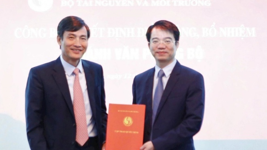Ông Phạm Tân Tuyến làm Chánh Văn phòng Bộ Tài nguyên và Môi trường