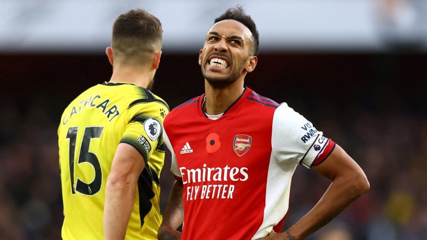 Arsenal có thể bán Aubameyang ngay ở tháng 1/2022