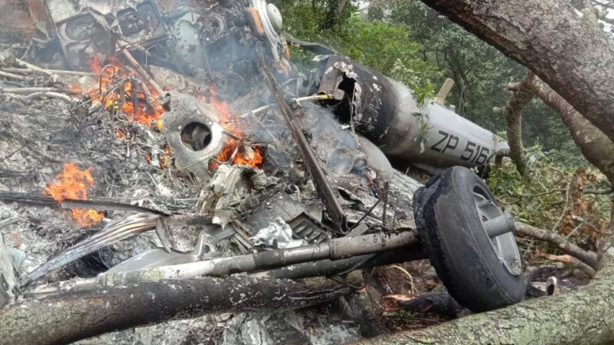 Tổng Tham mưu trưởng Quân đội Ấn Độ qua đời trong vụ tai nạn máy bay