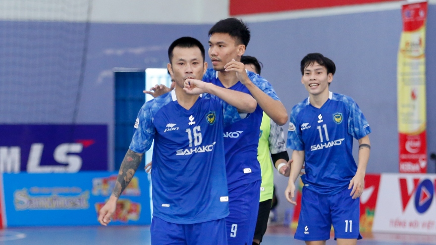 Giải Futsal HDBank VĐQG 2021: Sahako và Thái Sơn Nam thắng đậm