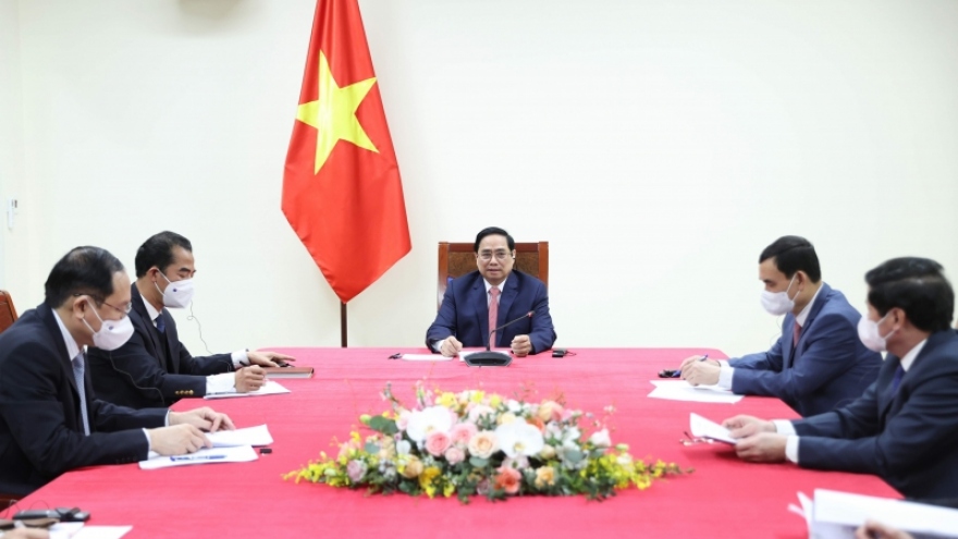 Thủ tướng Phạm Minh Chính điện đàm với Thủ tướng Hà Lan Mark Rutte
