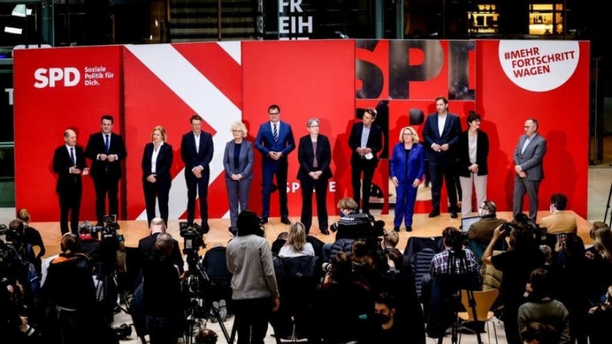 Đức công bố các gương mặt Bộ trưởng đầu tiên của chính phủ liên minh mới
