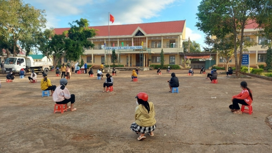 Nhiều học sinh tại huyện Krông Búk (Đắk Lắk) dương tính với SARS-CoV-2