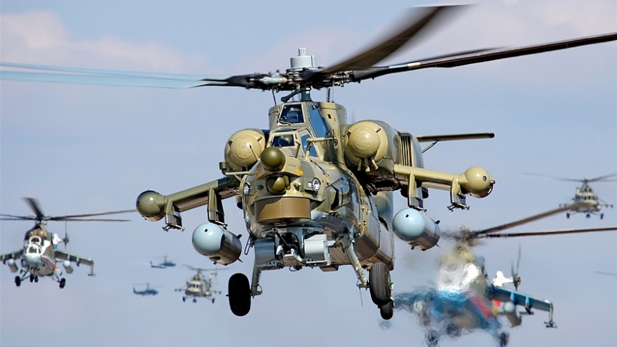 Trực thăng Mi-28NM sẽ được trang bị tên lửa chống tăng Khrizantema uy lực nhất của Nga