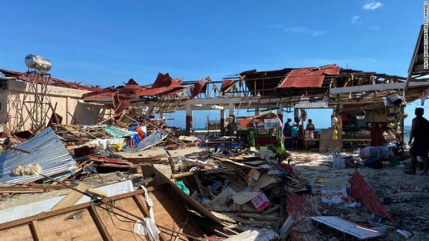 Mức độ tàn phá kinh hoàng của bão Rai khi càn quét qua Philippines khiến 375 người chết