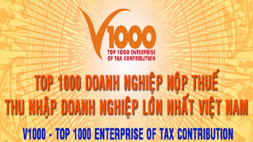 Công bố 1000 doanh nghiệp nộp thuế thu nhập doanh nghiệp lớn nhất Việt Nam năm 2020
