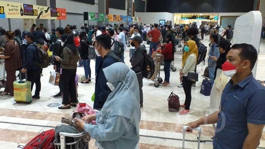 Indonesia mở thêm cửa khẩu hàng không để đón "làn sóng" khách nhập cảnh