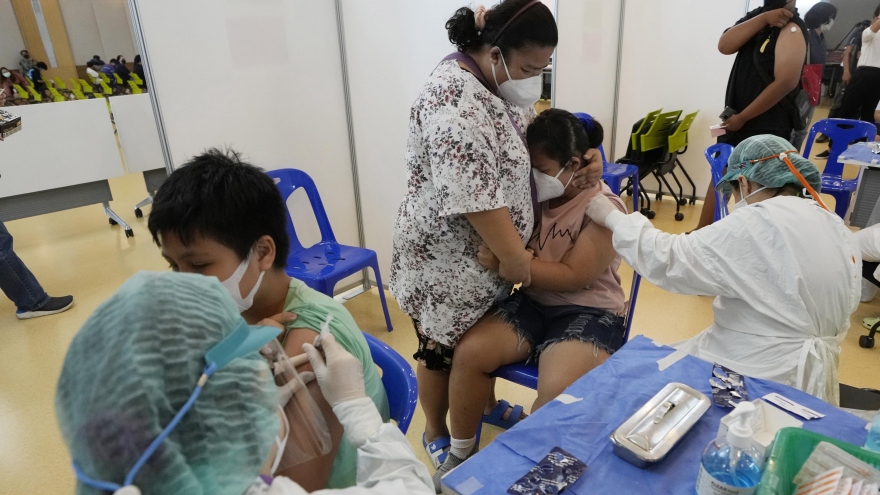 Thái Lan tiêm vaccine Covid-19 cho trẻ em từ 5 - 11 tuổi