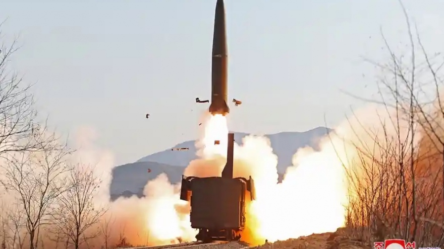Mỹ lên án Triều Tiên phóng tên lửa đạn đạo