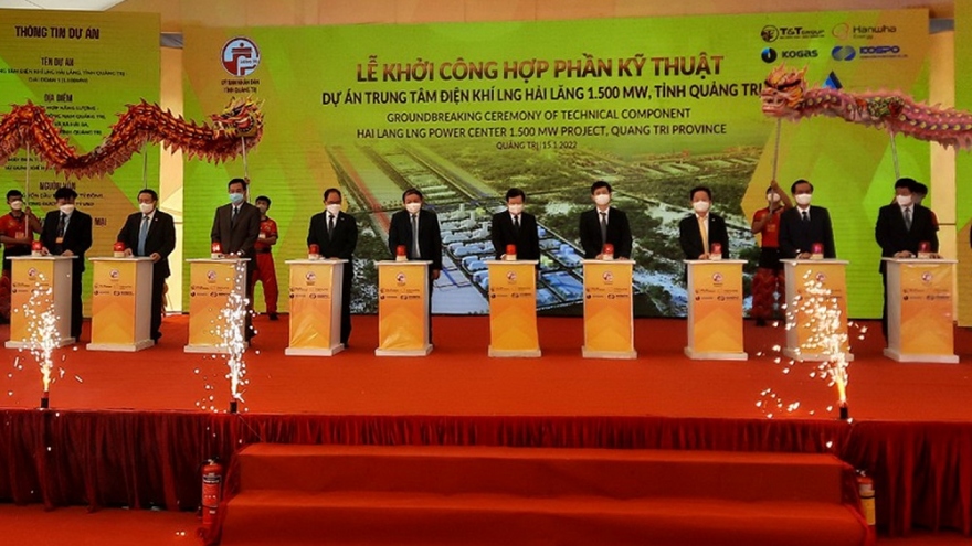 Khởi công Dự án Trung tâm điện khí LNG quy mô gần 54.000 tỷ đồng tại Quảng Trị
