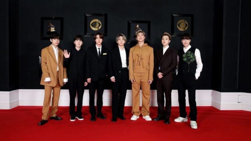 BTS hủy lịch trình tham dự Grammy 2022