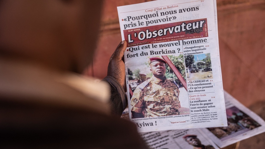 Đảo chính tại Tây Phi - ECOWAS đình chỉ tư cách thành viên của Burkina Faso