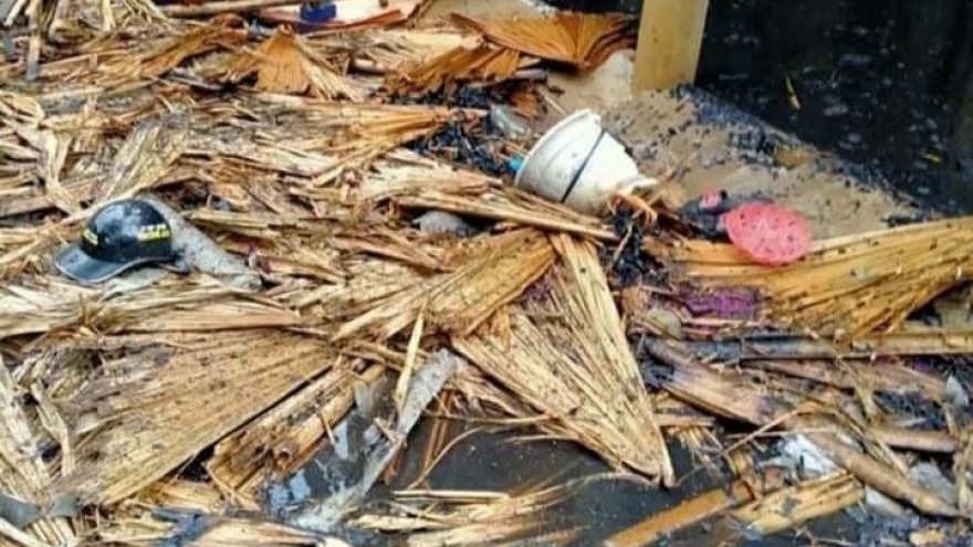 Hỏa hoạn nghiêm trọng, một hộ nghèo ở Yên Bái mất nhà giáp Tết