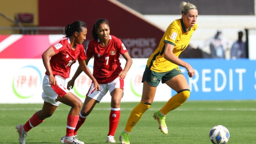 Indonesia thua 0-18 tại VCK Asian Cup nữ 2022