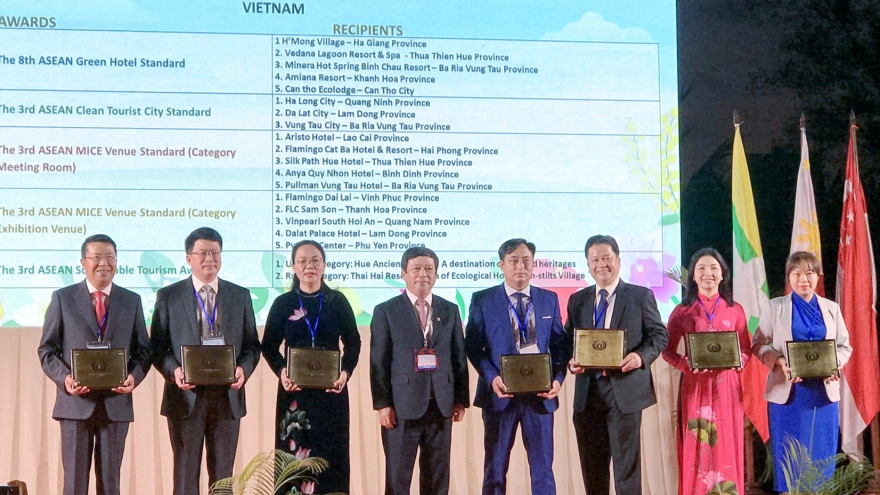 3 giải thưởng ASEAN cho ngành du lịch Bà Rịa - Vũng Tàu