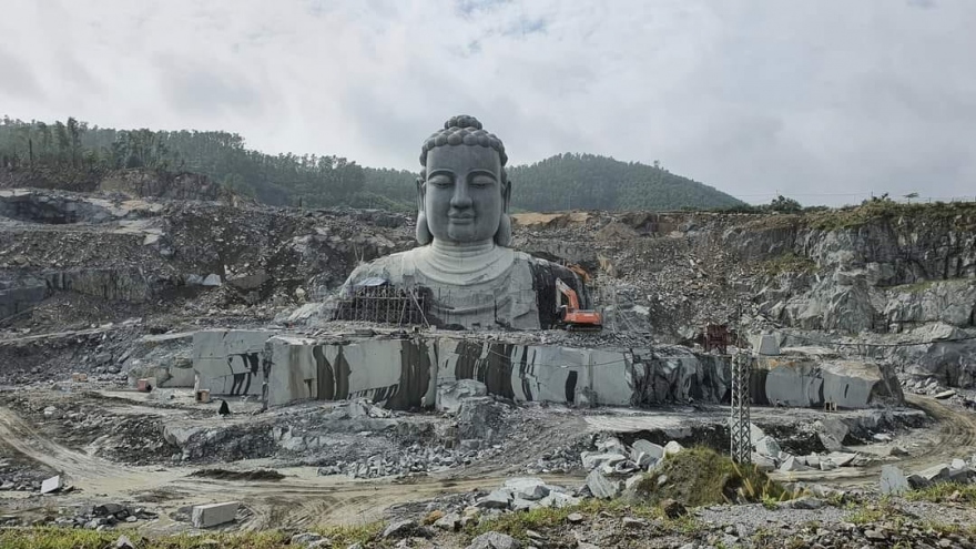 Tượng Phật lớn đang xây ở Đà Nẵng đã được cấp phép xây dựng