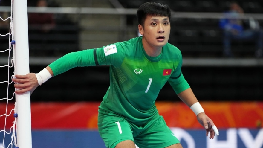 Hồ Văn Ý lọt top 10 thủ môn Futsal hay nhất thế giới
