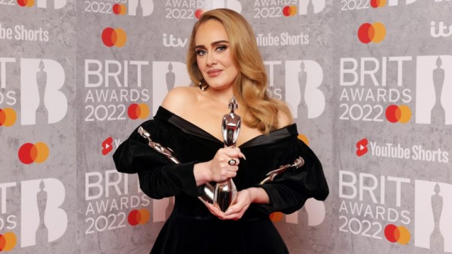Adele “thắng đậm” tại giải thưởng âm nhạc Brit 2022