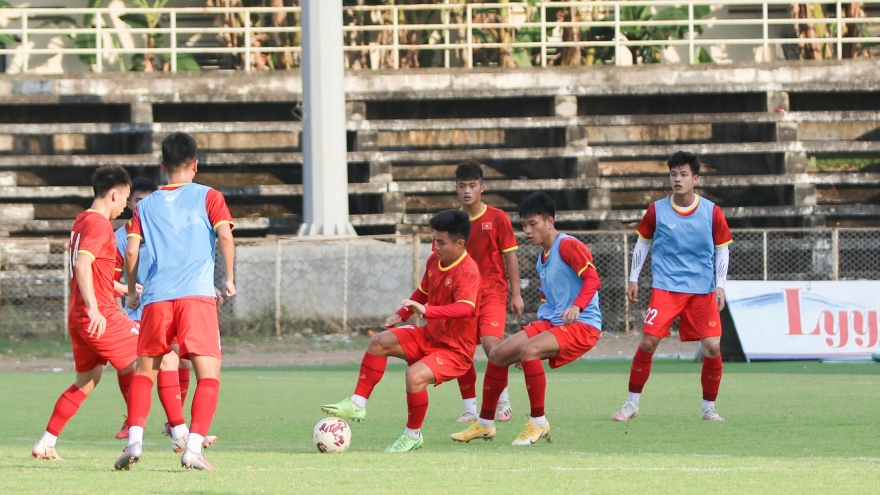 U23 Việt Nam có 7 cầu thủ phải tập riêng trước trận ra quân U23 Đông Nam Á 2022