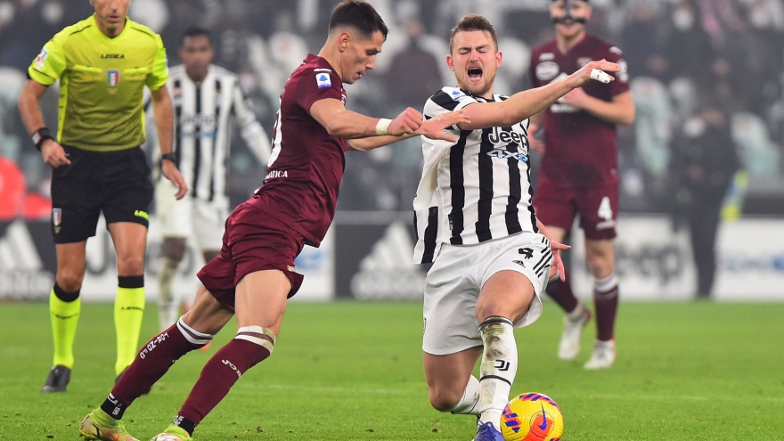 Vắng nhiều trụ cột, Juventus bị Torino cầm hòa