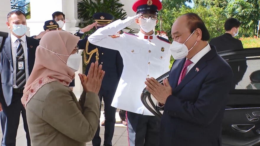 Chủ tịch nước kết thúc tốt đẹp chuyến thăm cấp nhà nước Singapore 