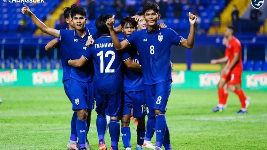Thắng ngược U23 Singapore, U23 Thái Lan gửi lời thách thức tới U23 Việt Nam