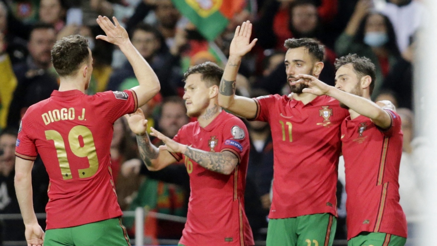 Bruno giúp Bồ Đào Nha giải mã hiện tượng Bắc Macedonia và giành vé dự VCK World Cup 2022