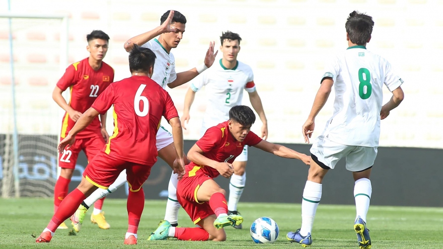 U23 Việt Nam chia điểm với U23 Iraq trong trận ra quân tại Dubai Cup 2022