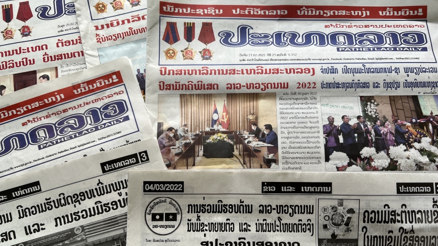 Truyền thông Lào đưa tin đậm nét về Năm Đoàn kết Hữu nghị Lào-Việt Nam
