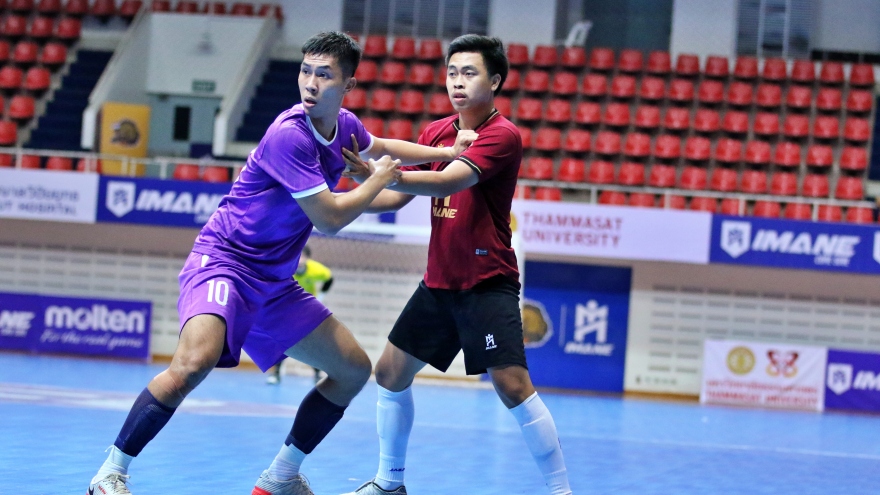 ĐT Futsal Việt Nam thua đậm câu lạc bộ của Thái Lan