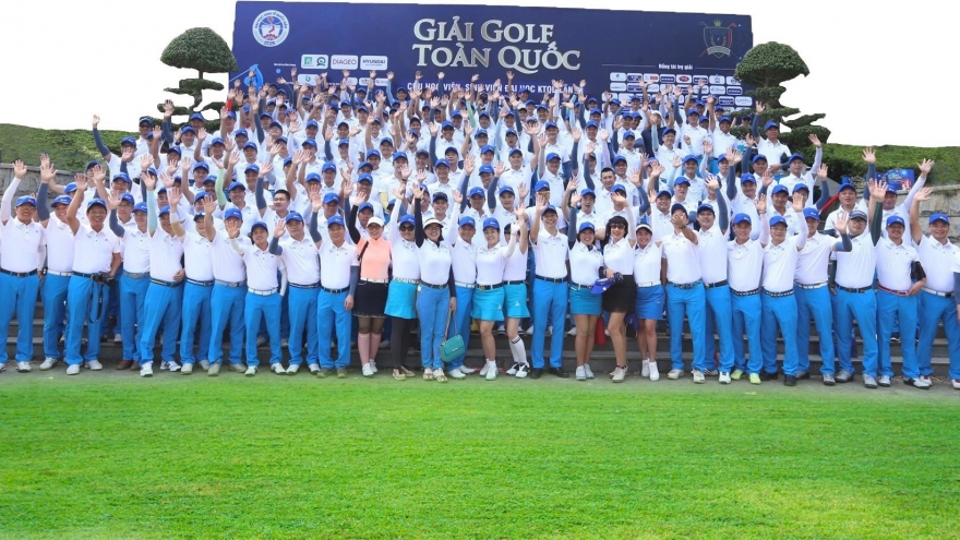 Khởi tranh giải Golf toàn quốc cựu học viên, sinh viên ĐH KTQD lần V-2022