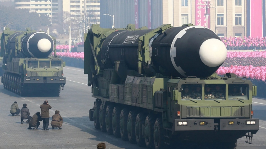 Hàn Quốc bác bỏ tuyên bố phóng thành công tên lửa Hwasong-17 của Triều Tiên