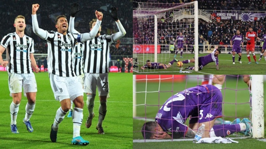 Pha đốt lưới nhà ở phút 90+1 khiến Fiorentina "ôm hận" trước Juventus