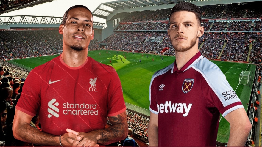 Dự đoán tỷ số, đội hình xuất phát trận Liverpool - West Ham