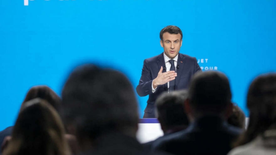 Bầu cử Pháp 2022: Tổng thống Macron công bố cương lĩnh tái tranh cử