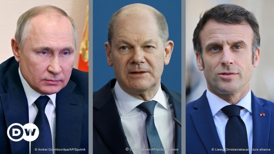 Pháp và Đức kêu gọi Nga "ngừng bắn ngay lập tức" ở Ukraine