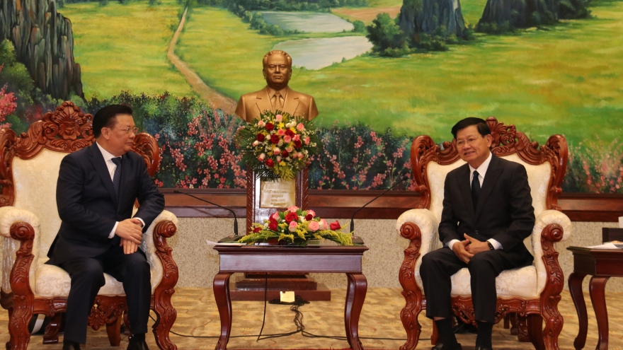 Hà Nội và Vientiane ký kết Biên bản thỏa thuận hợp tác song phương giai đoạn 2022-2025