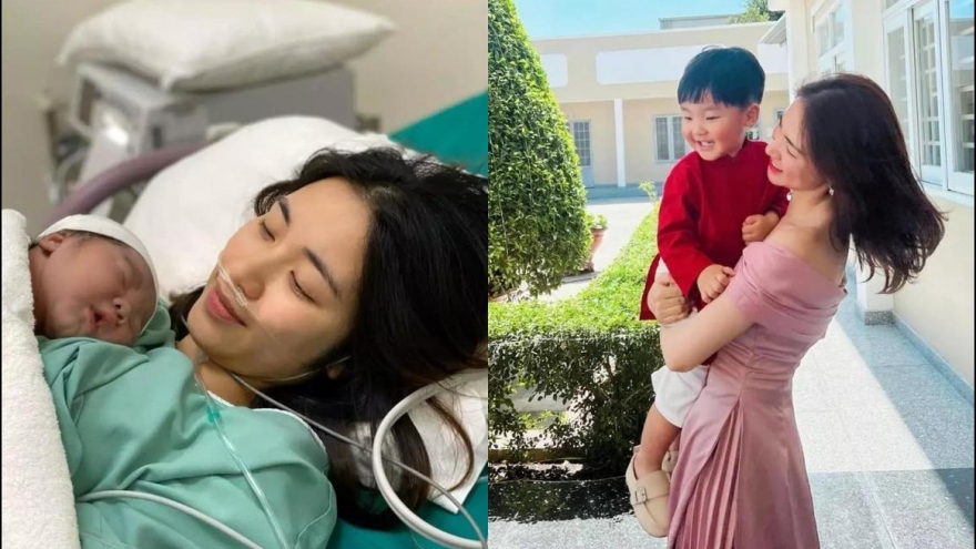 Chuyện showbiz: Hòa Minzy lần đầu khoe khoảnh khắc sinh con