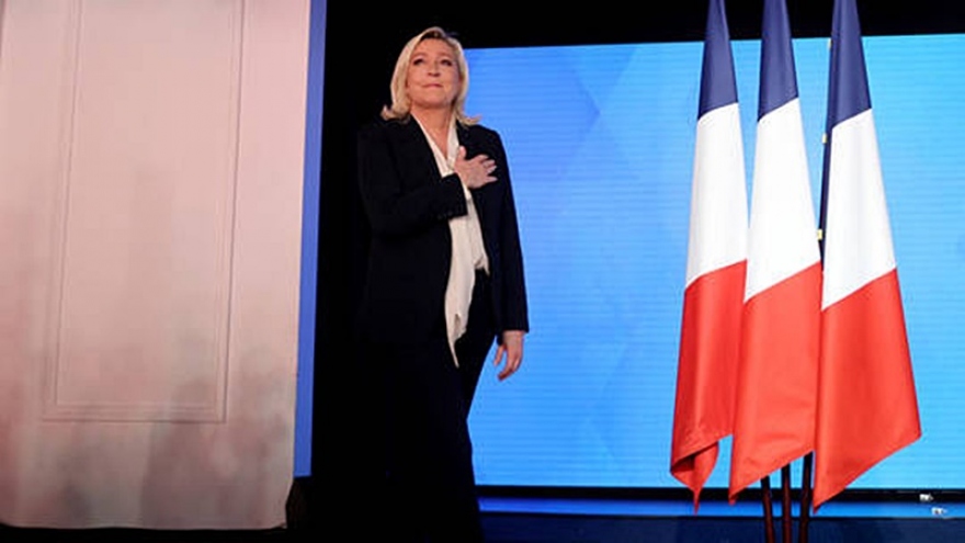 Ứng viên Le Pen bình luận về kết quả bầu cử Pháp mà bà vừa thất bại