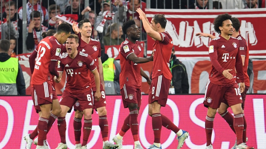 Thắng thuyết phục Dortmund, Bayern vô địch Bundesliga lần thứ 10 liên tiếp