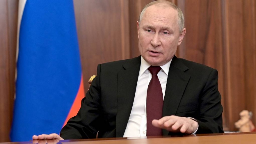 Ông Putin: Chiến dịch ở Ukraine để bảo vệ lâu dài Donbass, Crimea và toàn bộ nước Nga